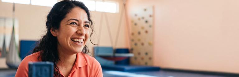 Foster carer receiving training with Foster with us